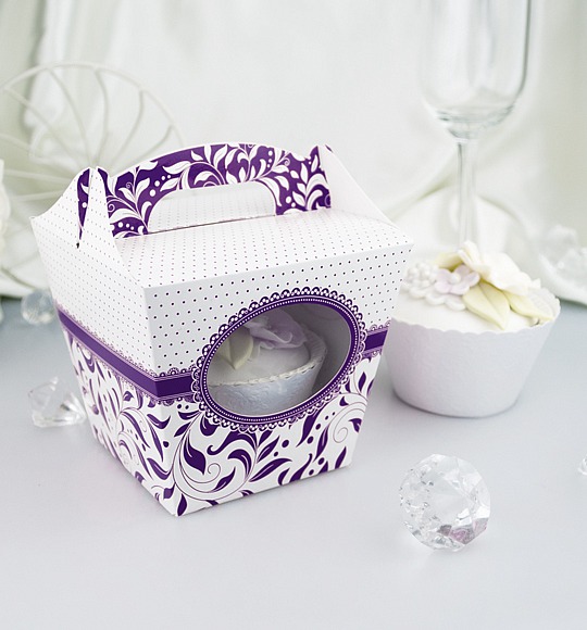 Svatební krabička na cupcake - K11-1006-01