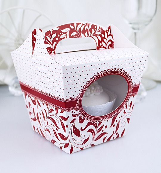 Svatební krabička na cupcake - K11-1008-01