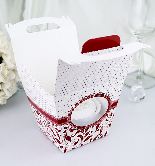 Svatební krabička na cupcake - K11-1008-01