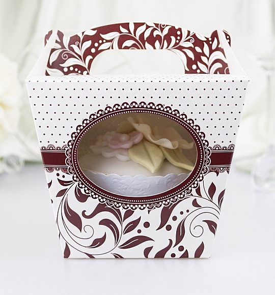 Svatební krabička na cupcake - K11-1009-01