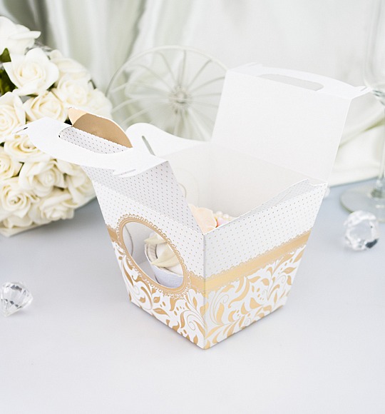 Svatební krabička na cupcake - K11-1014-01