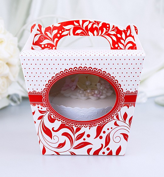 Svatební krabička na cupcake - K11-1015-01