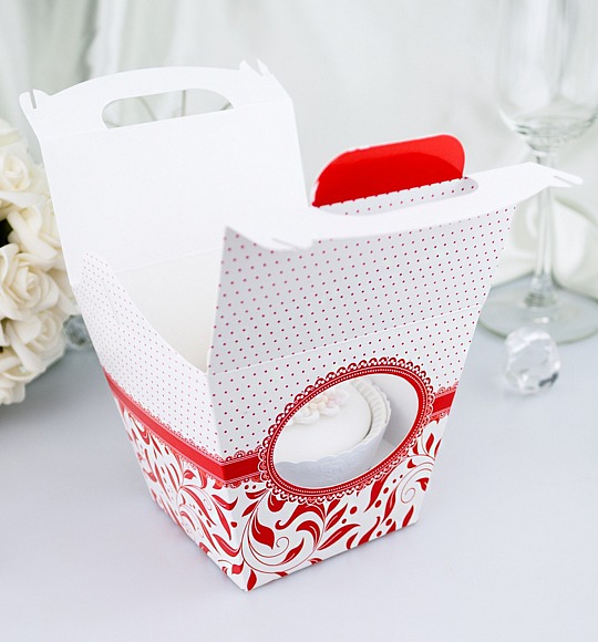 Svatební krabička na cupcake - K11-1015-01
