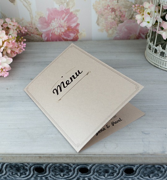 Svatební menu - M2063