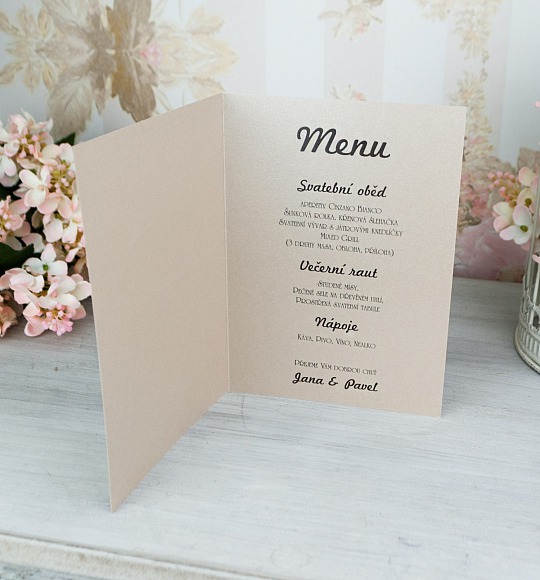 Svatební menu - M2063