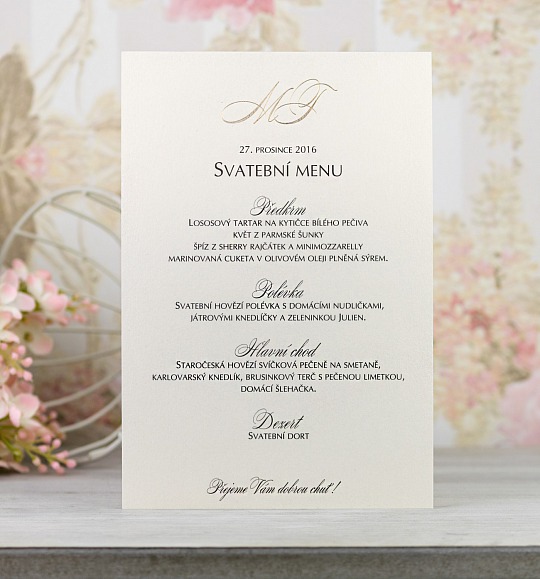 Svatební menu - M2078