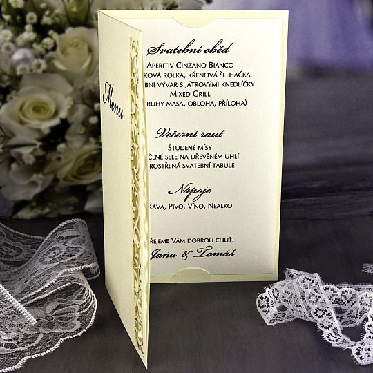 Svatební menu - M2106B