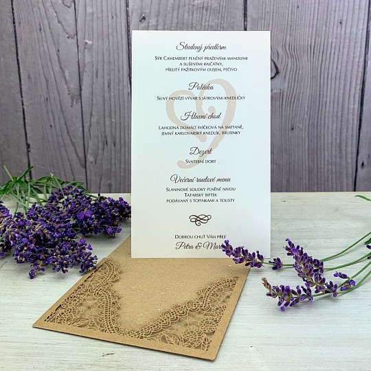 Svatební menu - M2112