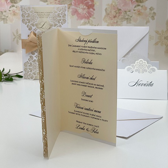 Svatební menu - M2117B