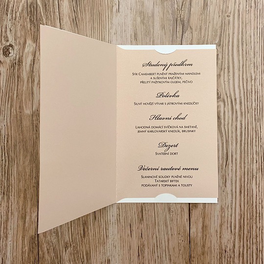 Svatební menu - M2144