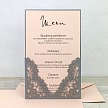 Svatební menu s krajkou