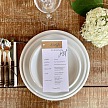 Svatební menu se jmenovkou - M2187