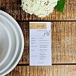 Svatební menu se jmenovkou - M2187