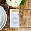 Svatební menu se jmenovkou - M2187