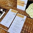 Svatební menu se jmenovkou - M2187