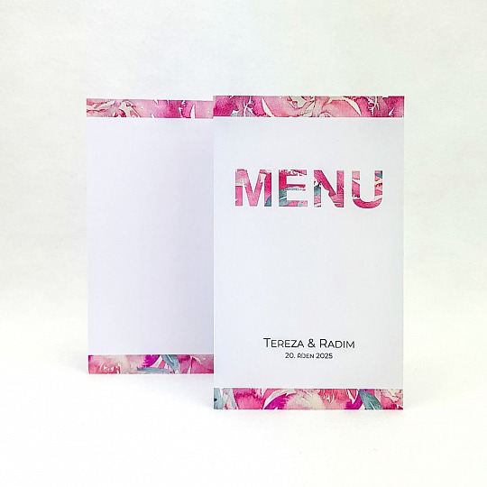 Moderní svatební menu