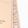 Svatební menu s krajkovým výřezem