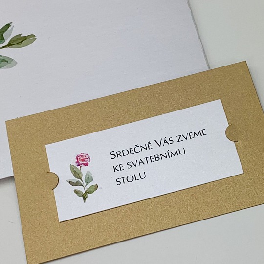Svatební pozvánka - P2128