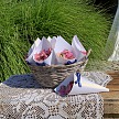 Svatební papírový kornout (8ks) - PK01-6415-21
