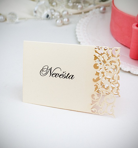 Svatební jmenovka- J977