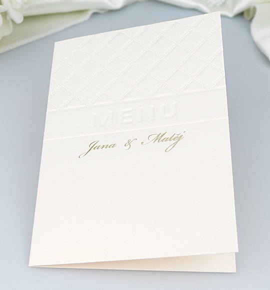 Svatební menu - M2054A