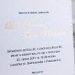 Svatební oznámení - G968