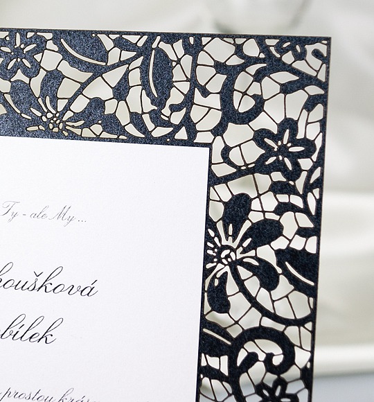 Svatební oznámení s fotografií - G2124B