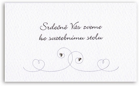 Svatební pozvánka - P928