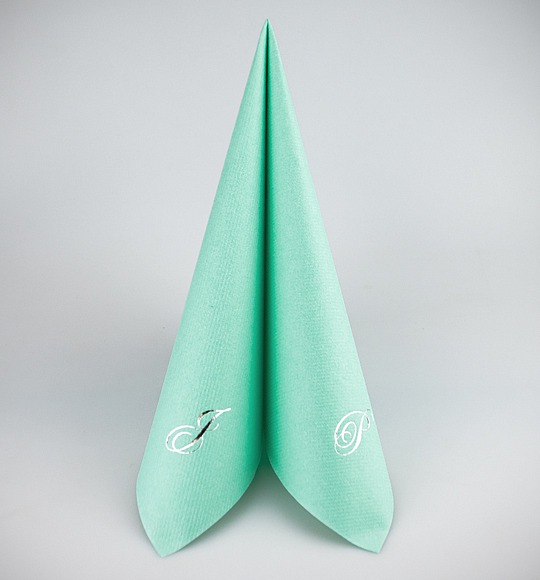Svatební ubrousky s monogramem - UB22