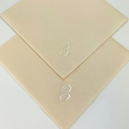 Svatební ubrousek s monogramem - UB24