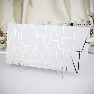 Svatební oznámení na přání zákazníka