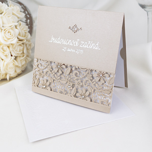 Svatební oznámení na přání zákazníka